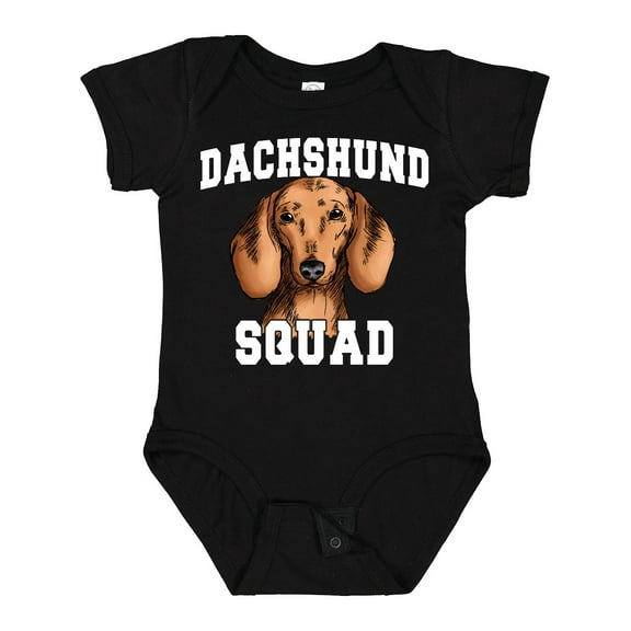 Inktastic Dog Dachshund Squad Boys or Girls Baby Bodysuit