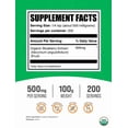 thumbnail image 5 of BulkSupplements Blueberry Extract Powder - 500mg per Serving - 100 Grams (3.5 oz) - 200 Servings, 5 of 6