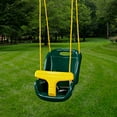 thumbnail image 2 of Swing-N-Slide WS 4001-G Plastic Infant Swing with Nylon Rope, Green w/ Yellow, 2 of 5