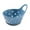 Blue, variant on Fruit Basket Bowl Strainer Ceramic Self Draining Design for Kitchen Counter Home Centerpiece Display