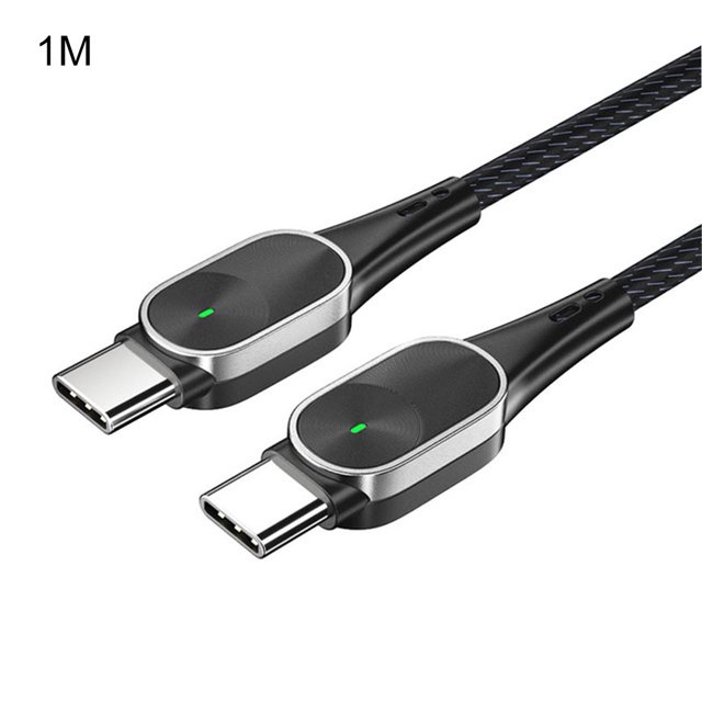 Laptop PD 2.0 Cable de carga rápida Reemplazo de cable de sincronización de datos bidireccional tipo c para Macbook, Plateado, 1m Speravity EL5300-02