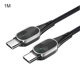 thumbnail image 2 of Methold Cable USB tipo C a USB C para S20 Mi 10 60W PD rápido Teléfono y Comunicación plata 1m, 2 of 5