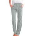 thumbnail image 1 of Generic Women's Plus Size High Waist Wide Leg Palazzo Lounge Pants with Pockets, Coffee, 1 of 6