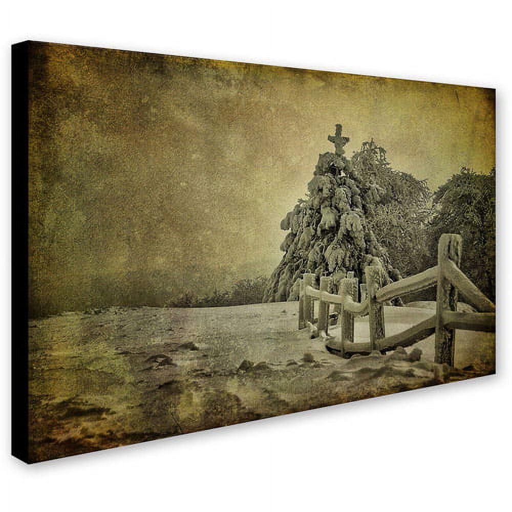 Trademark Fine Art "Oh Christmas Tree" Canvas Art by Lois Bryan