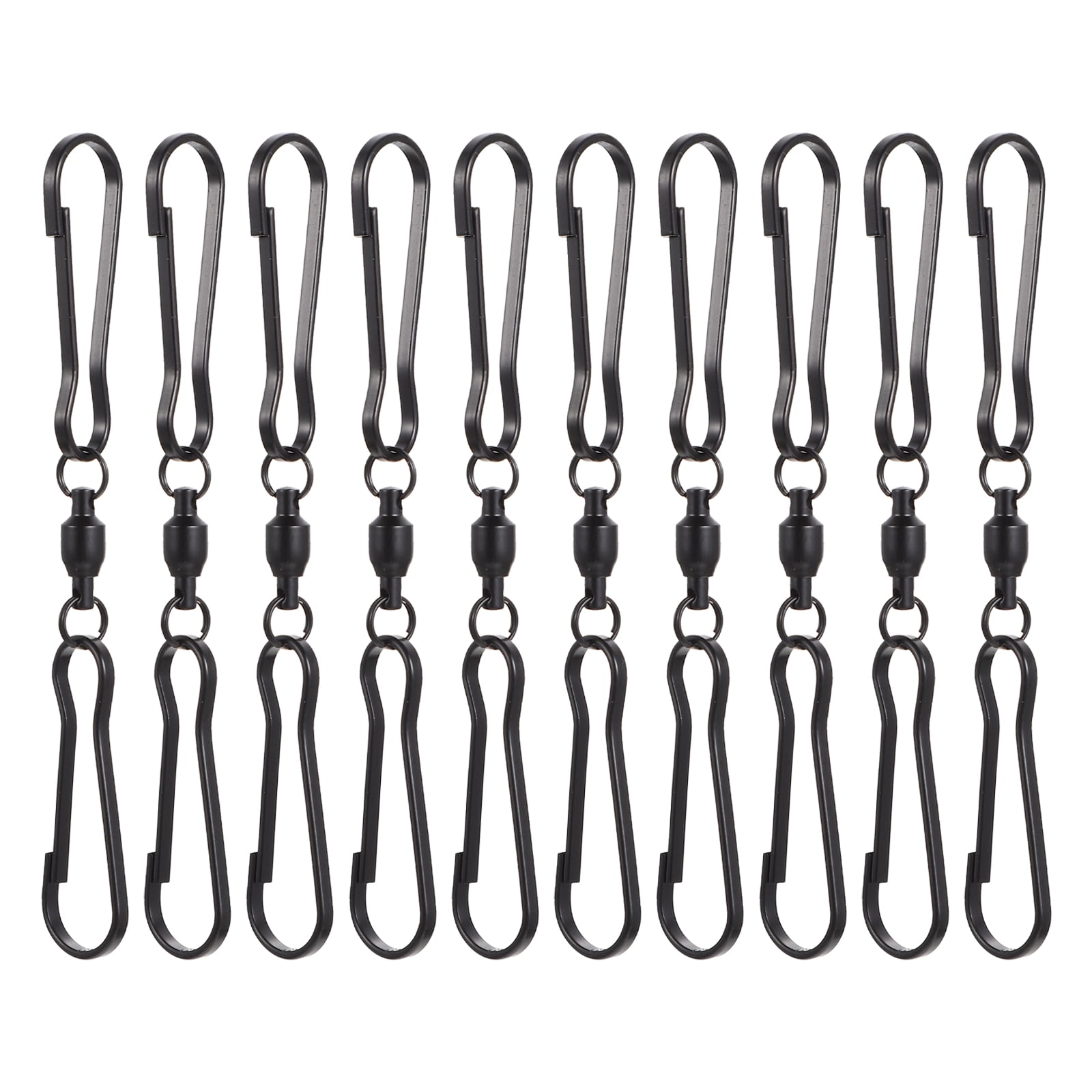Etereauty Wind Hooks Swivel Chime Dual Hook Clips Spinning Steel