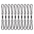 thumbnail image 1 of 10pcs Double Clip Type Crochets Pivotants en Acier Inoxydable Roulements à Vent Cintres, 1 of 8