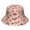Mushroom and Toadstool Pink Pattern-1, variant on Mushroom and Toadstool White Pattern Bucket Hat, Beach Bucket Hat with Wide Brim & Breathable Fabric, Polyester Twill Gifts for Hiking Camping Fishing Beach