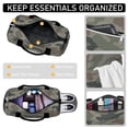 thumbnail image 4 of Camo Mens Gym Tote Duffle Bag with Wet Pocket & Shoe Compartment, Travel Duffel Bag Overnight Weekender Hospital Tote Girls Workout Carry on Bag with Luggage Sleeve, 4 of 6