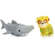 PAW Patrol, Aqua Pups Rubble and Hammerhead Action Figures Set, Kids Toys for Ages 3 and up