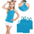 thumbnail image 6 of FamilyThread 4 Pack Girls Tank Tops Solid Sleeveless Undershirts Scoop Neck Undershirts Soft Tops For 1-13Y, 6 of 6