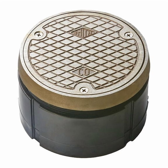 Jay R. Smith Manufacturing Floor Cleanout,Nickel Bronze, 5-3/4 in. 4020NBTOP4-NS