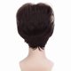 thumbnail image 3 of Peinado Esponjoso Que Moldea el Rostro Castaño Personalizado Peluca de Malla Rosa de Cabello Corto Rizado, 3 of 8