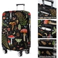 thumbnail image 2 of Travel Luggage Cover Suitcase Protector Fits 18-32 Inch Luggage Wheel Covers Patterned Travel Related Items Flower Luggage Protector Elastic Luggage Anti-scratch Suitcase Cover S, 2 of 5