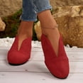 thumbnail image 6 of YLYL Women's Loafers Wedge Heel Round Toe Slip on Fashion Casual Business Office Work Dress Shoes, 6 of 6
