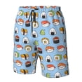 thumbnail image 4 of Vsdgher Kawaii Sushi (2) Men's Beach Shorts, Surfing shorts, Swim trunks, Quick Dry Swim Trunks for Surfing Beach Fun -Small, 4 of 6