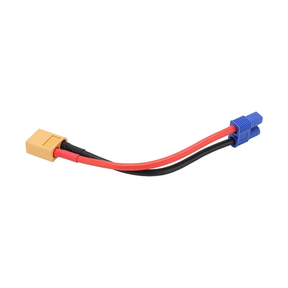 Sonew EC3 Female To XT60 Male Adapter,EC3 Female To XT60 Male,EC3 Female To XT60 Male Adapter High Durability Portable Corrosion Resistance Safe EC3 To XT60 Connector Adapter Wire