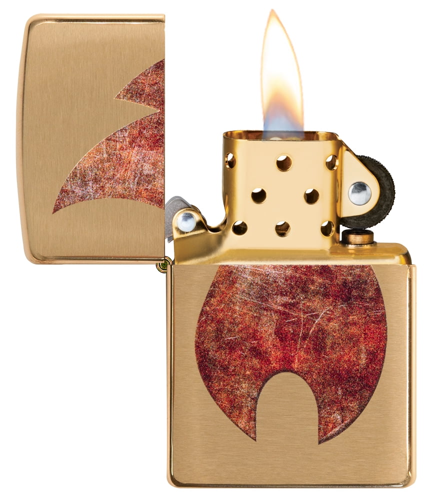 Zippo Rusty Flame Design Windproof Pocket Lighter Windproof Pocket Lighter