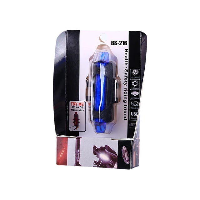 Bicycle Tail Light 4 Modes USB Rechargeable Mountain Light Cycle Bike Rear Light Lantern