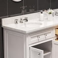 thumbnail image 6 of Water Creation Derby 60" Wood Double Bathroom Vanity in White & Chrome, 6 of 9