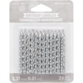 thumbnail image 3 of Creative Converting Silver Spiral Candles, 24 ct, 3 of 3