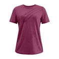 thumbnail image 4 of Icvfdpl Womens T Shirts Slim Fit Short Sleeve With Button Design Striped Pattern Top Casual Wear Dailywear Soft Xl, 4 of 5