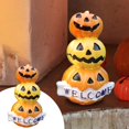 thumbnail image 2 of EUDIDV Halloween Figurines Halloween Pumpkin Statue Home Yard Decoration Creepy Tabletop Decor, 2 of 7