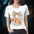 thumbnail image 2 of Godom Halloween Teacher Shirts for Women Shirts Ghost T Shirt Funny Cute Short Sleeve Tops, 2 of 4