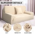thumbnail image 3 of PiccoCasa Jacquard Sofa Covers Strech Thick Couch Slipcover, Beige x-Large, 3 of 6