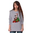 thumbnail image 4 of Cute Betty Boop Christmas Present Women's Long Sleeve T Shirt Brisco Brands S, 4 of 6