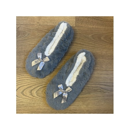 

Woobling Women s Warm Home Slipper Socks Soft Fluffy Sherpa Lined Winter Indoor Socks