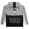 thumbnail image 3 of Men's Mitchell & Ness Black/Silver Oakland Raiders Big Shot Premium Full-Zip Windbreaker, 3 of 3