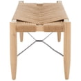 thumbnail image 4 of SAFAVIEH Arcana Coastal Jute Bench, Light Brown, 4 of 8