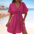 thumbnail image 2 of CAIXIA Womens Swimsuit Coverup Bathing Suit Cover Up Summer Casual Beach Dress, 2 of 8