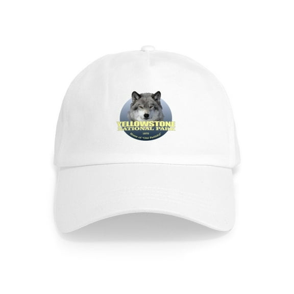 CafePress - Yellowstone NP - Adjustable 100% Brushed Unisex Casual Cotton Baseball Cap, Beige, 1