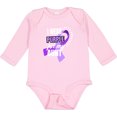 thumbnail image 3 of Inktastic I Wear Purple for My Aunt Lupus Awareness Boys or Girls Long Sleeve Baby Bodysuit, 3 of 5