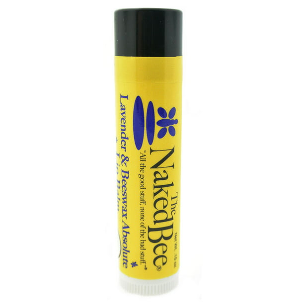 The Naked Bee Lavender Beeswax USDA Organic Lip Balm 4.25g 