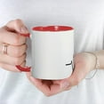 thumbnail image 5 of CafePress - Coffee Heartbeat - 11 oz Ceramic Mug - Novelty Coffee Tea Cup, 5 of 6