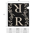 thumbnail image 4 of Classic Monogram Letter R Mailbox Cover Magnetic Standard Size Waterproof Letter Post Box Cover Wrap Oversize Decoration Welcome Home Garden Outdoor 21" Lx 18" W, 4 of 6