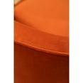 thumbnail image 3 of Orange Velvet Chair By - Comfortable, Stylish, Thick Foam Swivel Armchair Luxurious And Cozy, 3 of 5