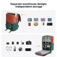 thumbnail image 2 of Mochila K&F CONCEPT Mochila multifuncional para cámara Bolsa impermeable para cámara Estuche para cámara de gran capacidad de 20 L con compartimento para computadora portátil de 16 pulgadas Funda para, 2 of 8