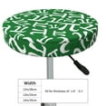 thumbnail image 2 of green pi Symbol Print Round Bar Stool Seat Covers, Elastic Round Chair Cover Stool Seat Slipcover Bar Stool Cushions Round Pad for 12-14 inch, 2 of 5