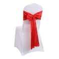 thumbnail image 2 of Chair Ribbon Bow Strap Wedding Banquet Party Event Decoration Chair Bow Tie Chair Bow/ Chair cover back flower bow ribbon chair back flower 17cmX275cm C, 2 of 4