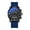 Blue, variant on Mightlink Men Casual Watch Round Dial Silicone Strap Teens Male Sports Quartz Digital Wrist Watch Fashion Jewelry Birthday Christmas Gift