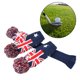 thumbnail image 1 of 3PCS Golf Vintage Head Cover Golf Headcovers Accesorios Cola Casco de palo de golf, 1 of 8