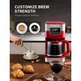 thumbnail image 4 of Cafetera programable SHARDOR para 10 tazas en color rojo, 4 of 8