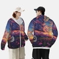 thumbnail image 4 of Vsdgher Sweat à Capuche Imprimé Pissenlit Rêveur pour Hommes Femmes, Manches Longues Protection Solaire Pêche Course Natation-Grand, 4 of 7