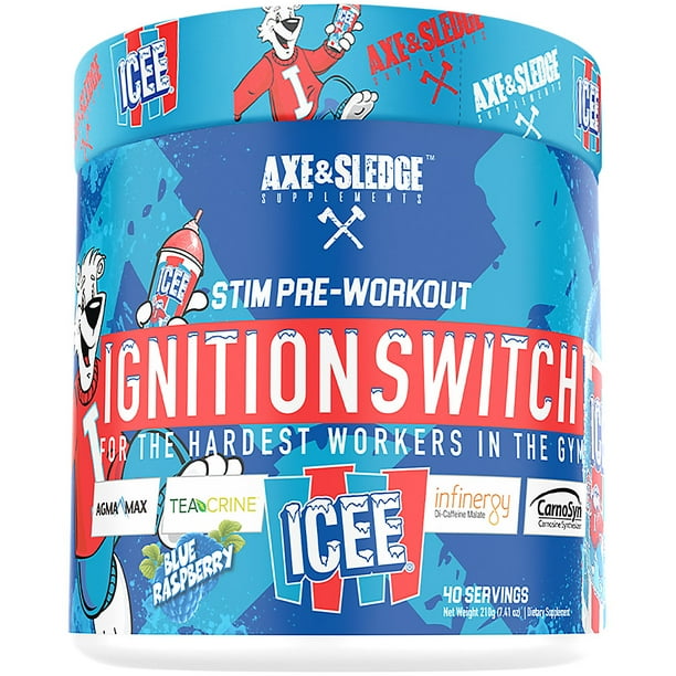Ignition Switch Stim PreWorkout ICEE Blue Raspberry