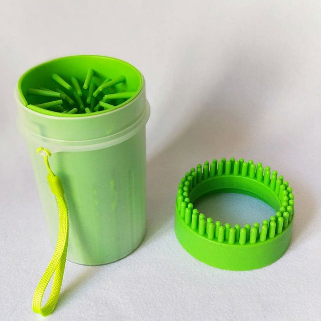 Limpiador de patas Limpiador para perros grandes 2 en 1 Suministros de aseo para perros Limpiador de patas para perros