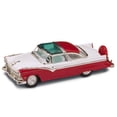thumbnail image 2 of 1955 Ford Crown Victoria Red and White 1/43 Diecast Model Car by Road Signature, 2 of 3