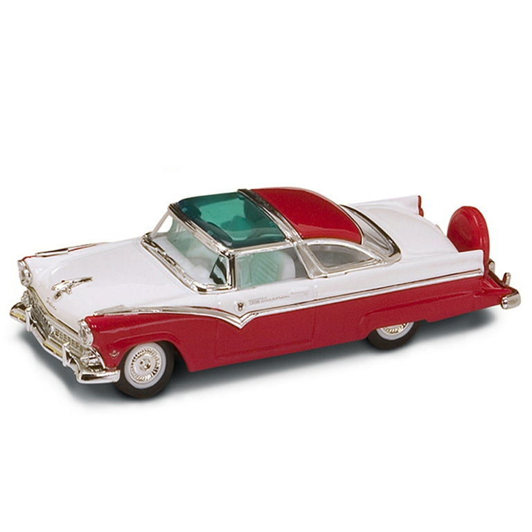 1955 Ford Crown Victoria Red and White 1/43 Diecast Model Car by